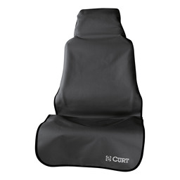 Curt Seat Defender 58" x 23" Removable Waterproof Black Bucket Seat Cover - 18501