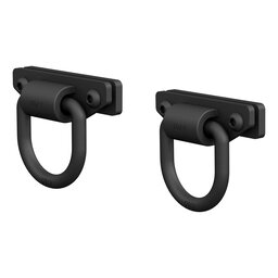 Bolt-On Anti-Rattle D-Rings (9,000 lbs, 2-Pack)