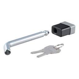 Curt 5/8" Hitch Lock (2", 2-1/2" or 3" Receiver, Deadbolt, Chrome) - 23021