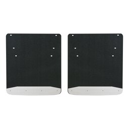 Rear Dually 20" x 23" Textured Rubber Mud Guards, Select Ram 3500 (2 Flaps)