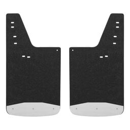 Front or Rear 12" x 23" Rubber Mud Guards, Select Ford Super Duty (2 Flaps)