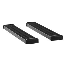 Grip Step 7" x 54" Black Aluminum Running Boards, Select Ford Super Duty