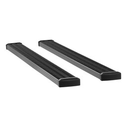 Grip Step 7" x 88" Black Aluminum Running Boards, Select Silverado, Sierra