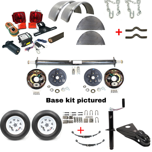 Trailer Kits 3,500 lb. Brake Axle Trailer Kit