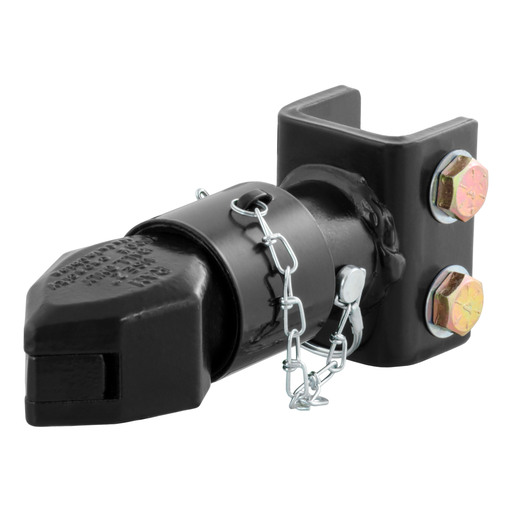 Curt 2" Channel-Mount Coupler with Sleeve-Lock (7,000 lbs, Black) - 25319