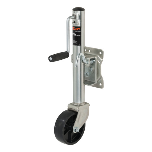 Curt Marine Jack with 6" Wheel (1,200 lbs, 10" Travel) - 28112