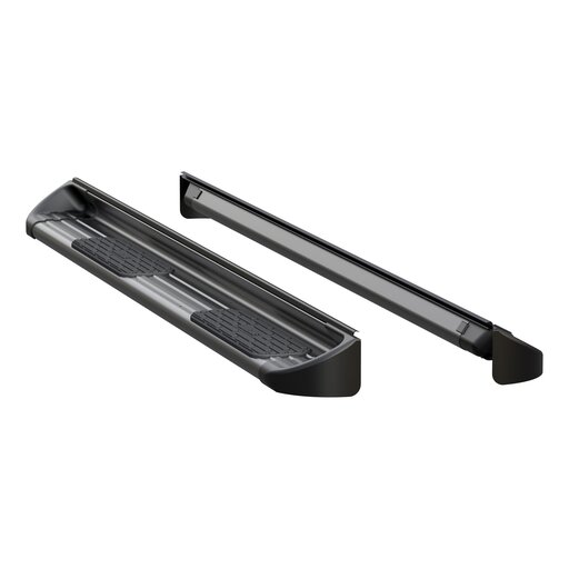 Black Stainless Steel Side Entry Steps, Select Silverado, Sierra Extended Cab