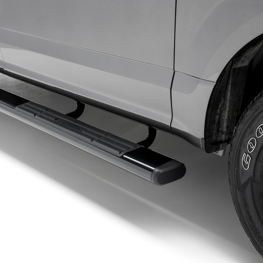 6" x 53" Black Aluminum Oval Side Bars, Select Ford F-150