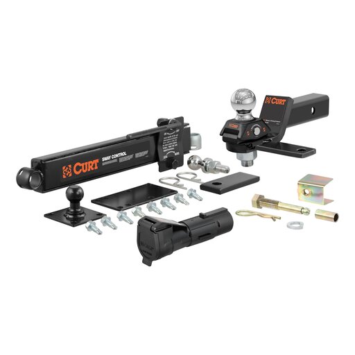 RV Towing Starter Kit (Cushion Hitch, Sway Control, Echo Brake Controller)