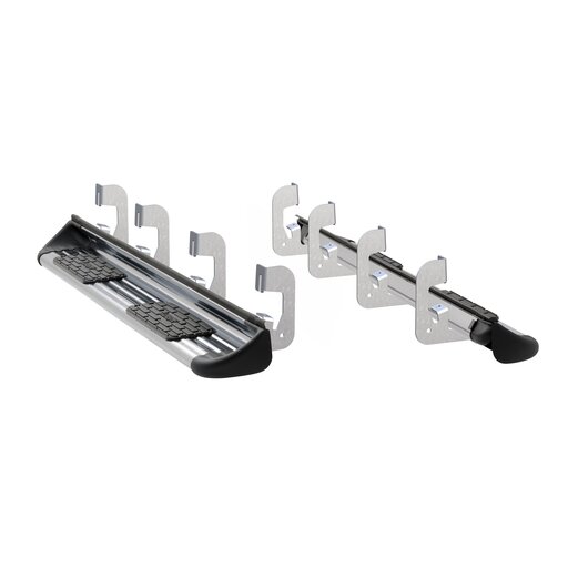 Polished Stainless Steel Side Entry Steps, Select Silverado, Sierra Crew Cab