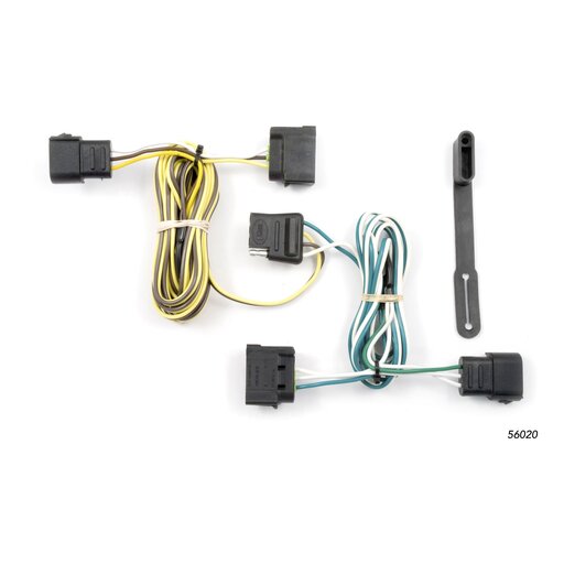 Custom Wiring, 4-Way Flat Output, Select Ford E-150, E-250, E-350 Super Duty