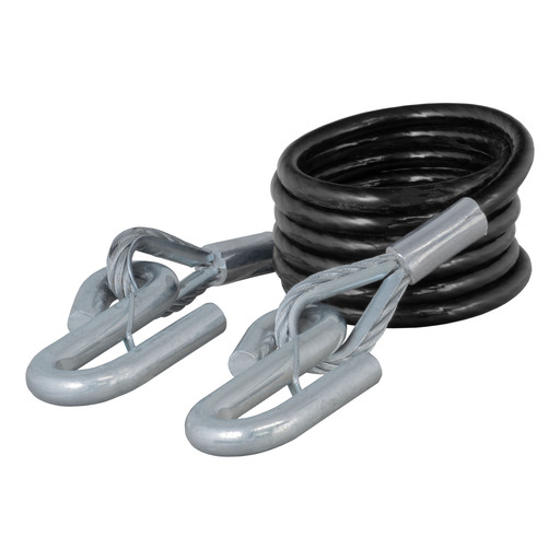 Replacement 84" x 3/8" Diameter Tow Bar Safety Cable with Hooks (7,500 lbs)